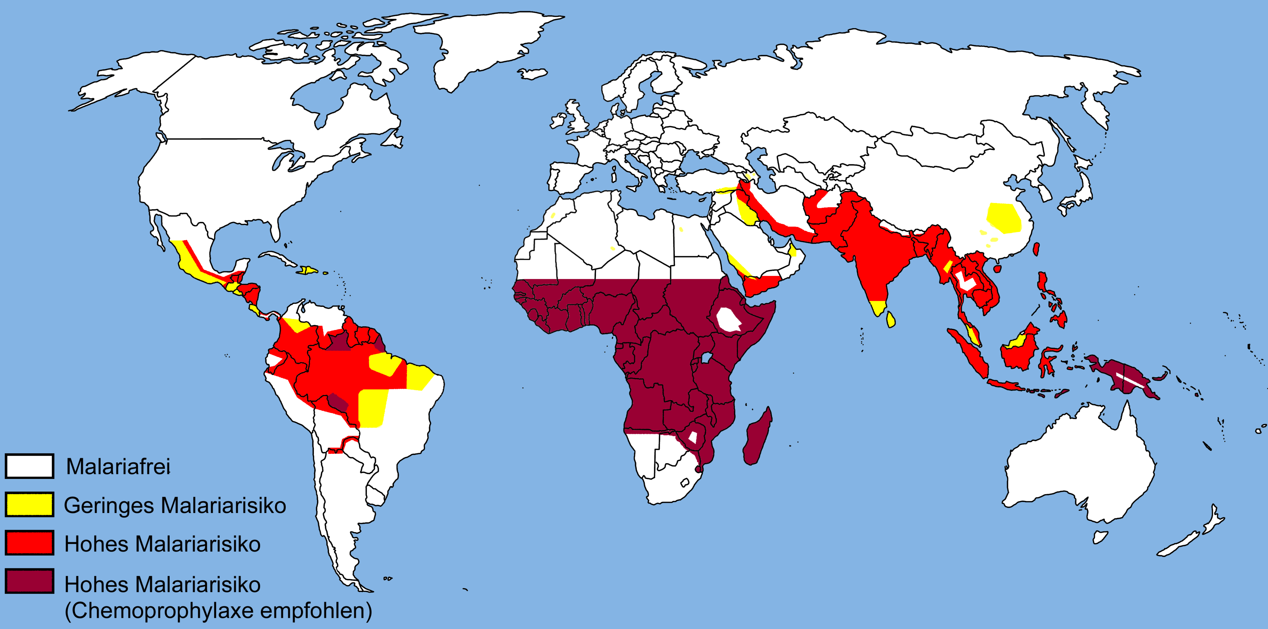 Malaria Verbreitung 4096x2033 